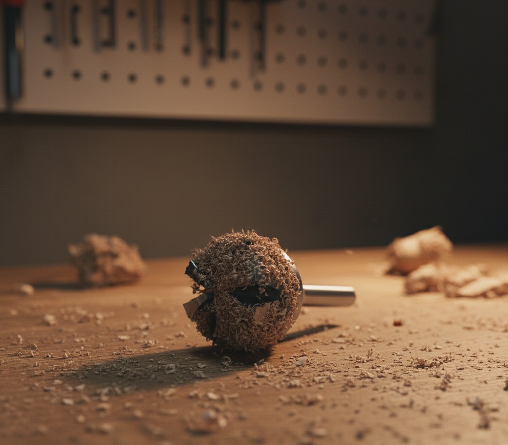 What Resin Buildup Does to Cutting Edges