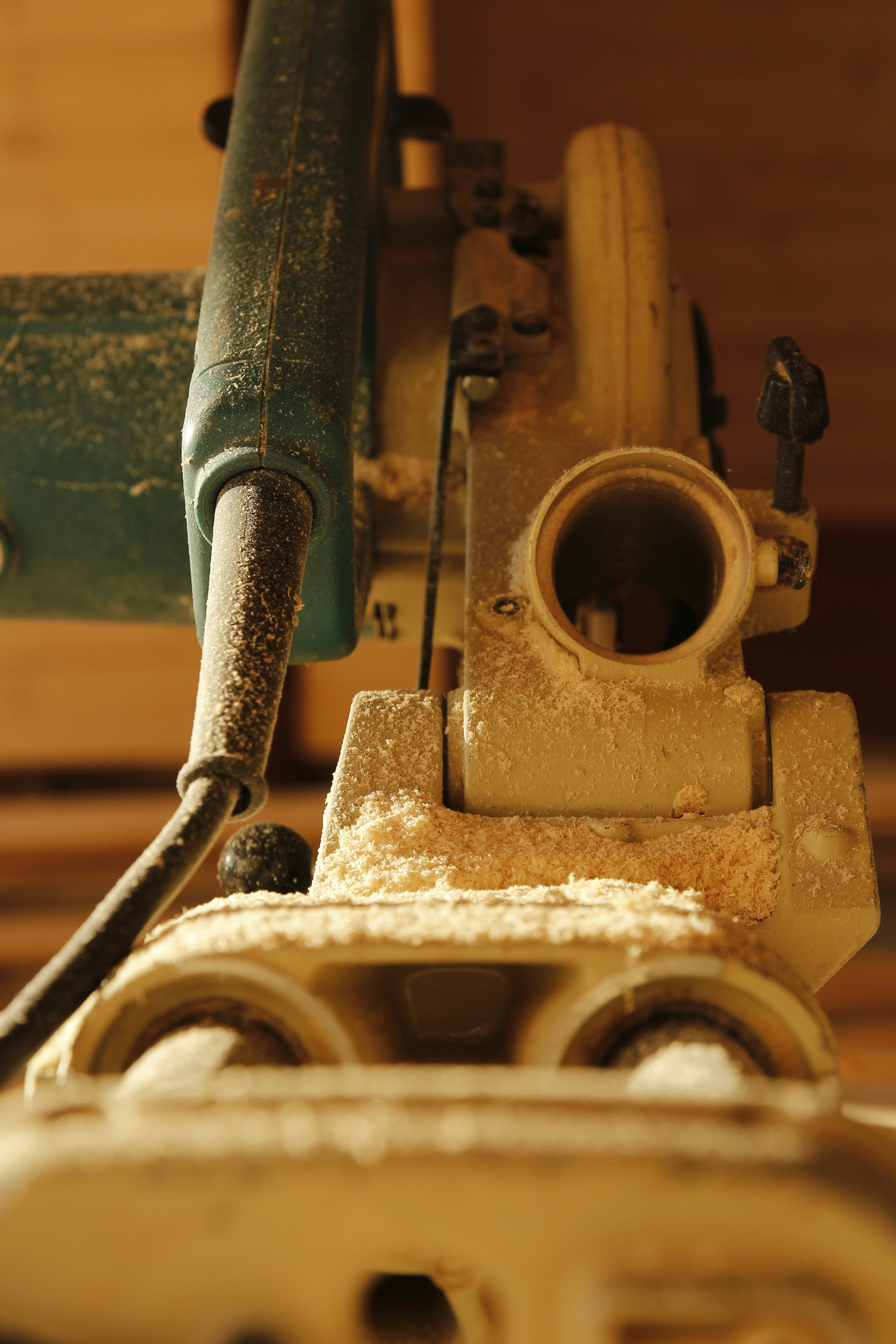 Wood dust from cutting operations