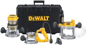 DeWalt DW618B3 three base router kit
